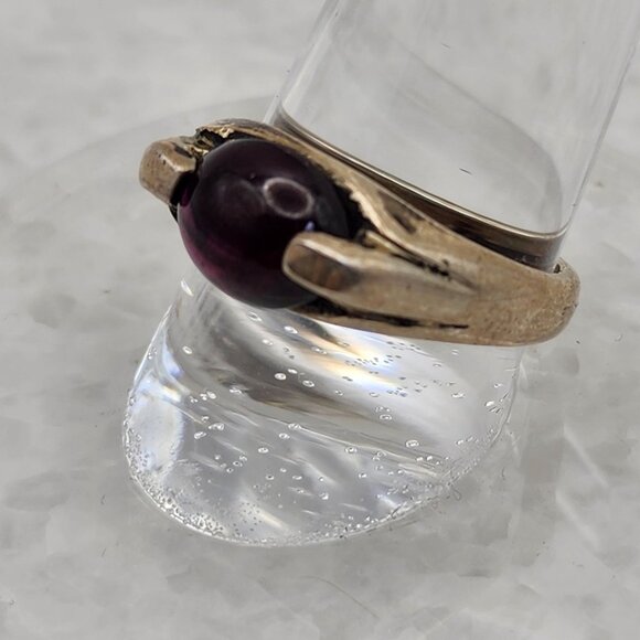 925 Sterling Garnet Ring Size 7 - Picture 1 of 6